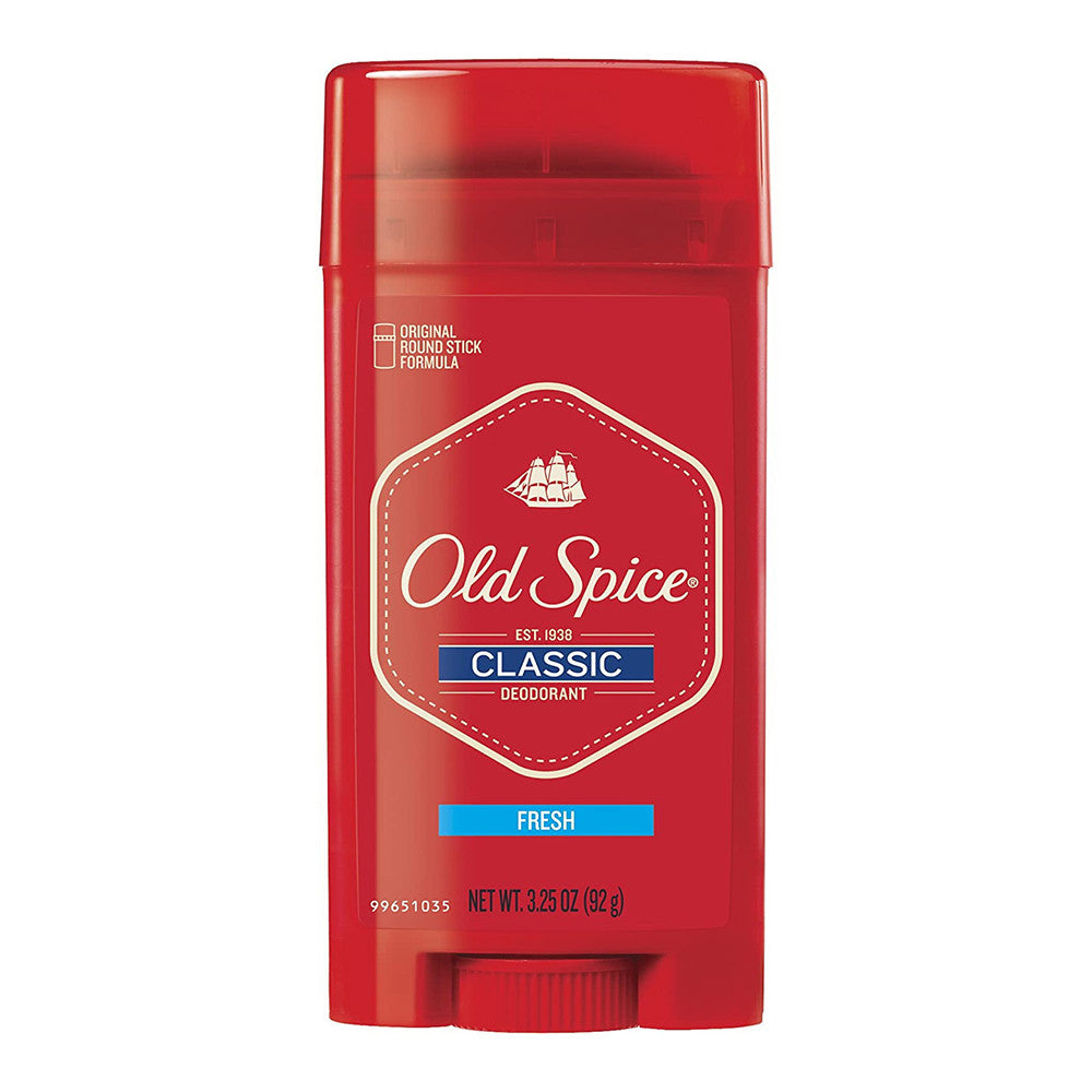 Old Spice Classic Stick Deodorant, Fresh - 3.25 Oz
